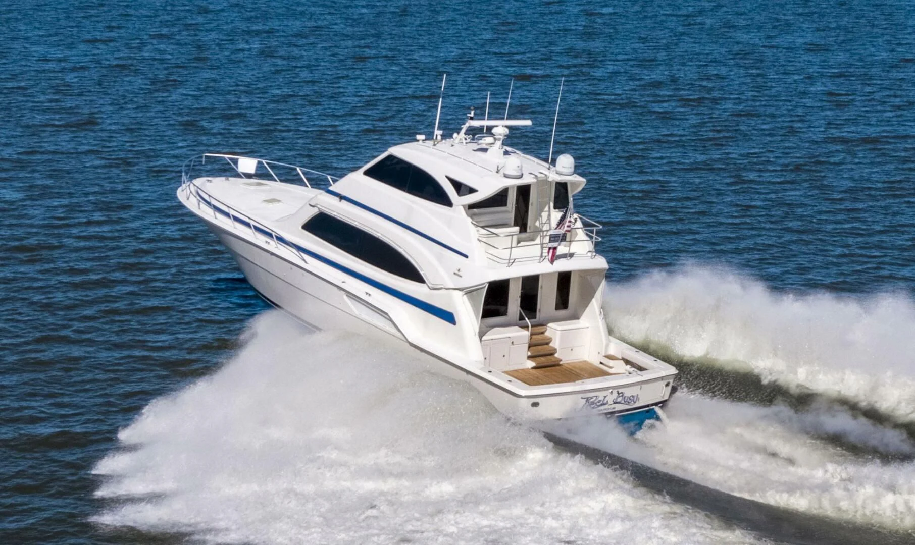 a boat on the water aboard REEL BUSY Yacht for Sale