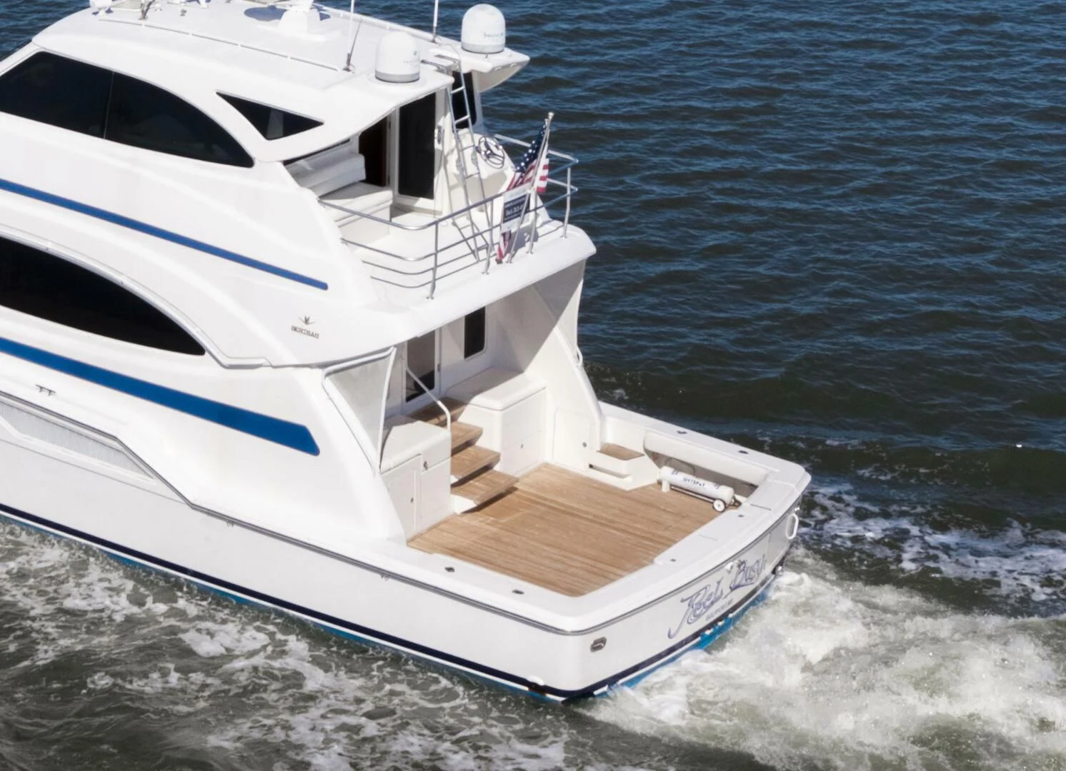 a boat on the water aboard REEL BUSY Yacht for Sale