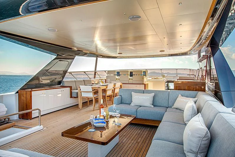 a boat on the water aboard JANGADA Yacht for Sale