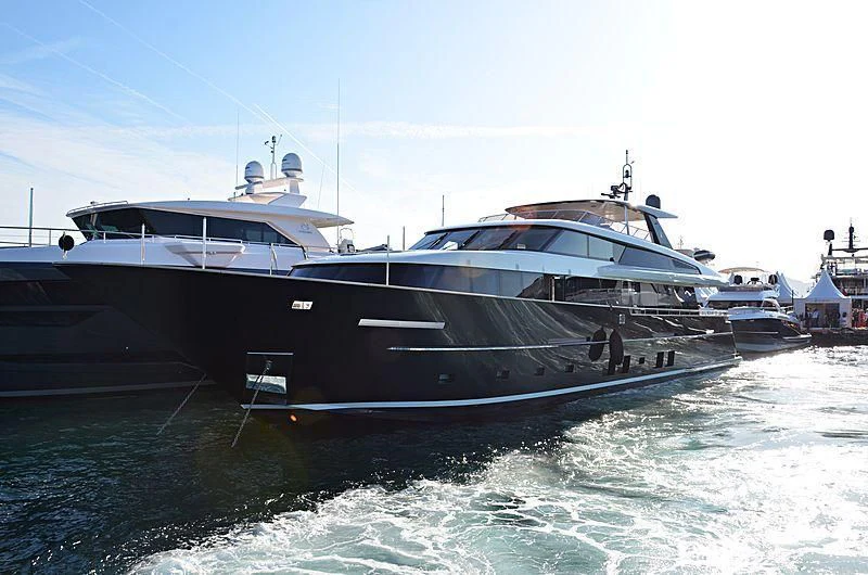 a boat in the water aboard JANGADA Yacht for Sale