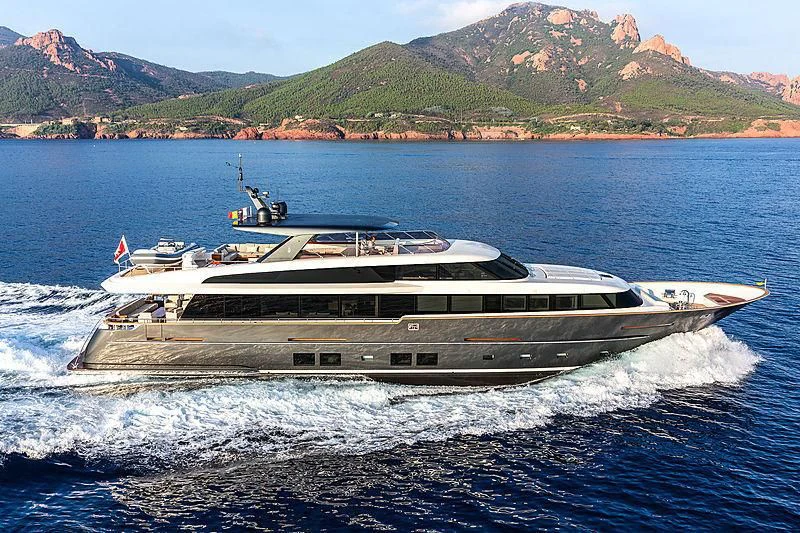 a boat on the water aboard JANGADA Yacht for Sale