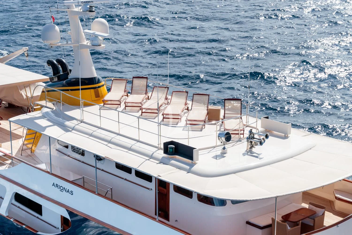 a boat on the water aboard ARIONAS Yacht for Sale