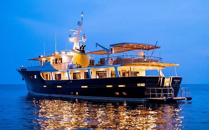 a boat on the water aboard ARIONAS Yacht for Sale
