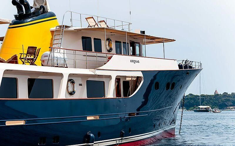 a boat on the water aboard ARIONAS Yacht for Sale
