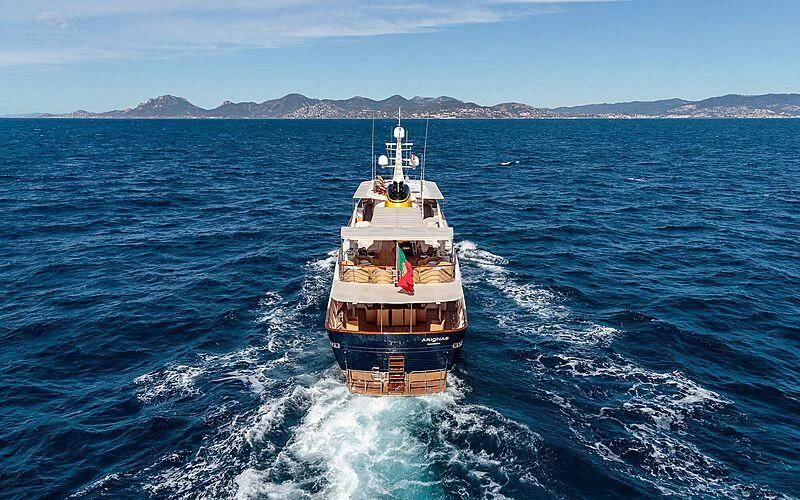 a boat on the water aboard ARIONAS Yacht for Sale