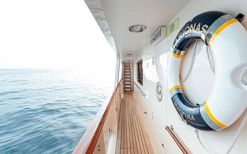 a boat on the water aboard ARIONAS Yacht for Sale