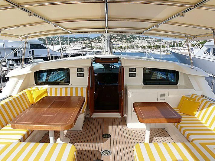 inside of a boat aboard NAKUPENDA Yacht for Sale