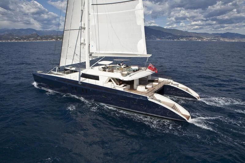 a boat on the water aboard HEMISPHERE Yacht for Sale