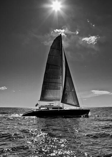 a sailboat on the water aboard HEMISPHERE Yacht for Sale