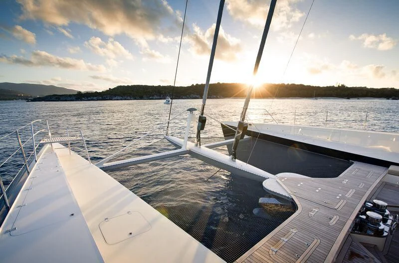 a boat on the water aboard HEMISPHERE Yacht for Sale
