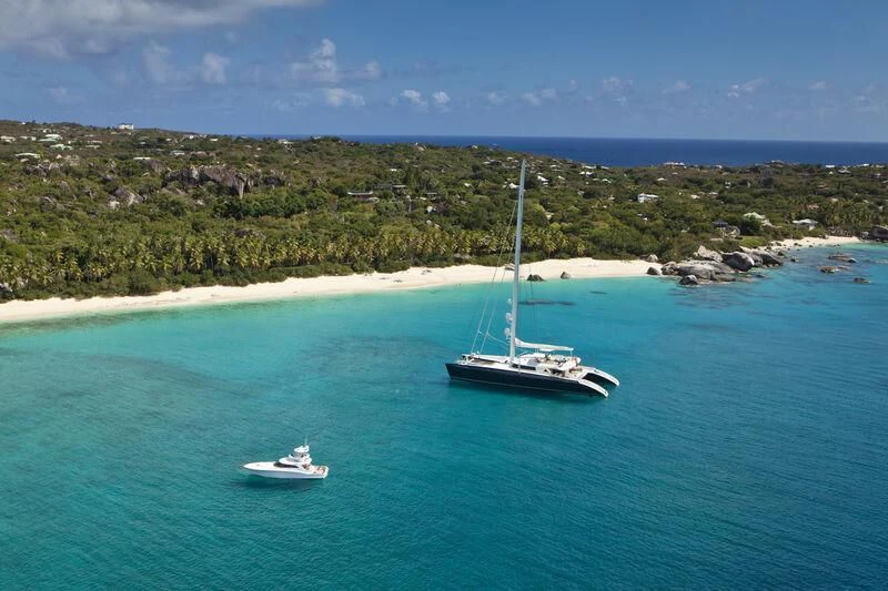 a couple of boats in the water aboard HEMISPHERE Yacht for Sale