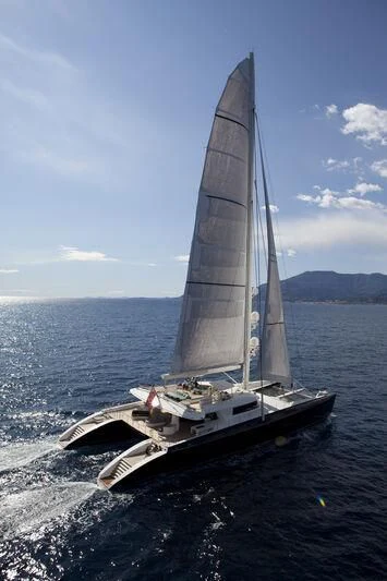 a sailboat on the water aboard HEMISPHERE Yacht for Sale