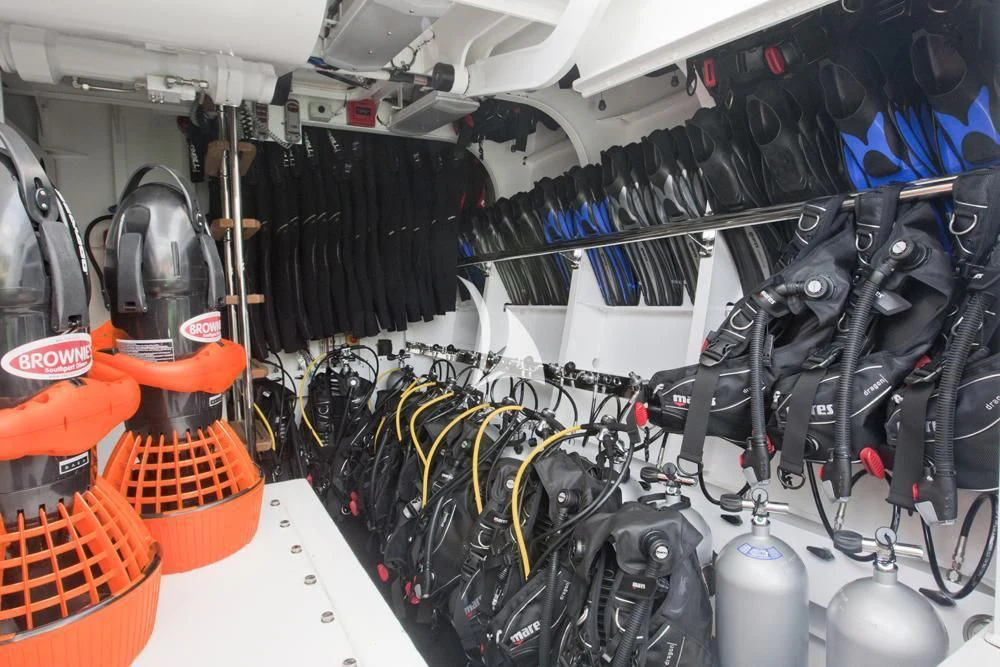 a machine with wires and cables aboard HEMISPHERE Yacht for Sale