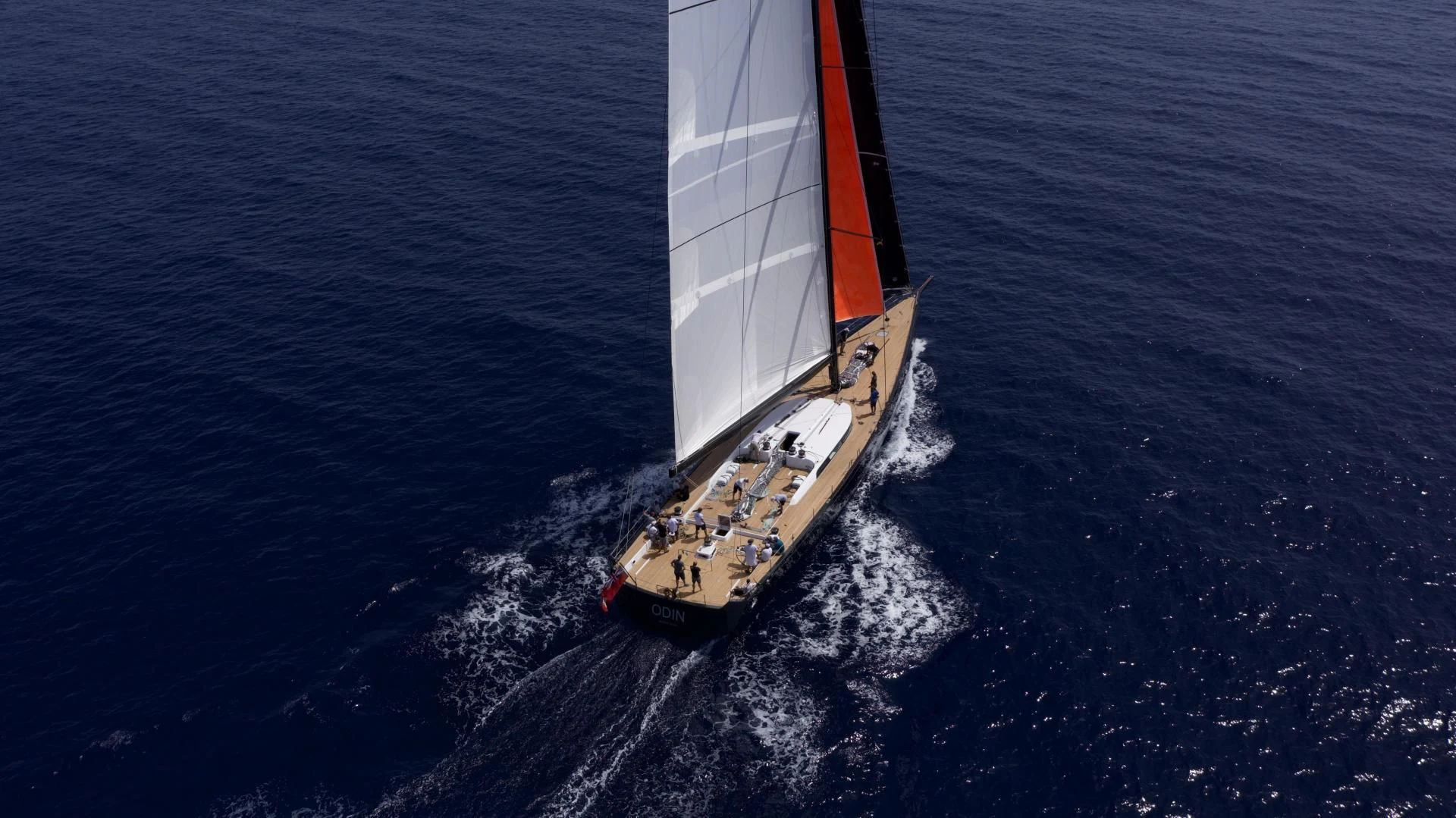 a boat in the water aboard MY CAT Yacht for Sale