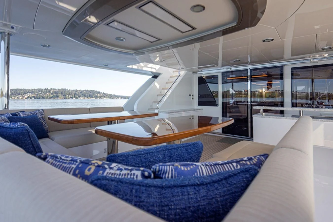 inside of a boat aboard HYAK Yacht for Sale