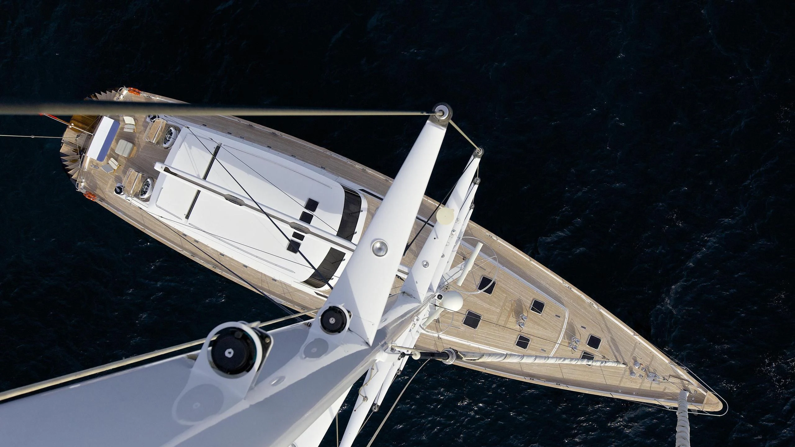 a space ship in space aboard ALLURE A Yacht for Sale