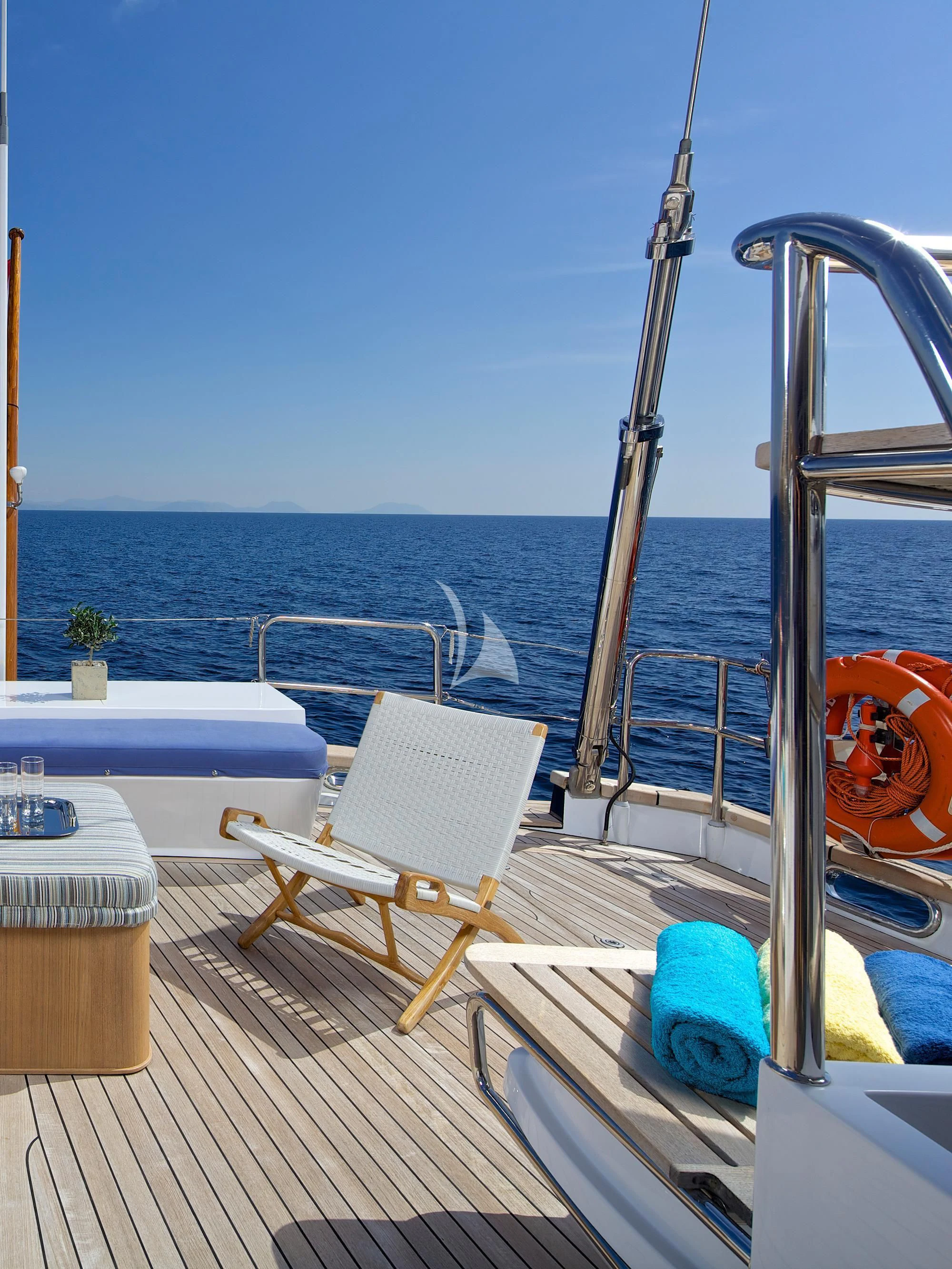 a boat on the water aboard ALLURE A Yacht for Sale