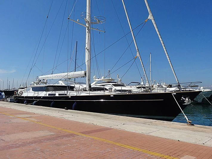 a large boat docked aboard ALLURE A Yacht for Sale