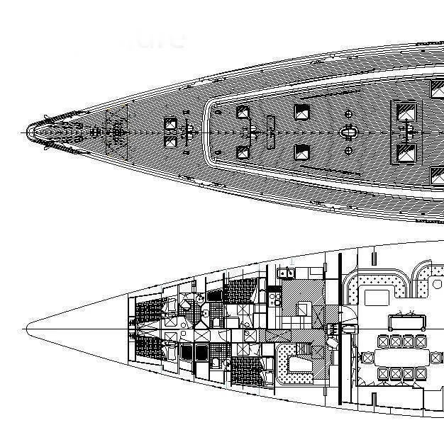 diagram, engineering drawing aboard ALLURE A Yacht for Sale
