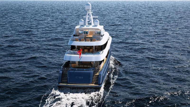 a boat in the water aboard VIATORIS Yacht for Sale