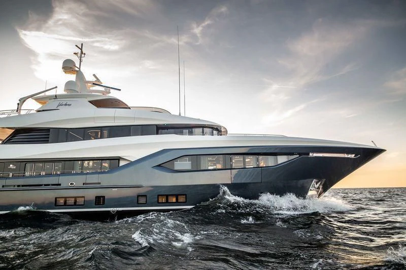 a boat in the water aboard VIATORIS Yacht for Sale