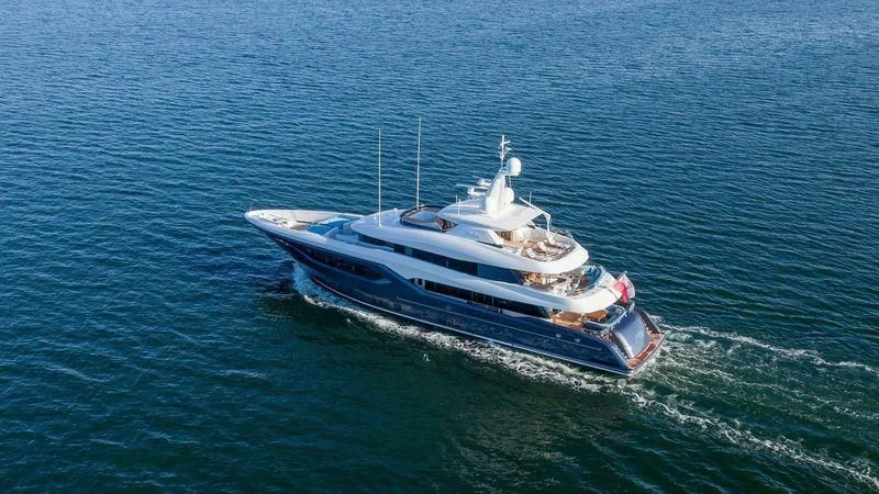 a boat in the water aboard VIATORIS Yacht for Sale
