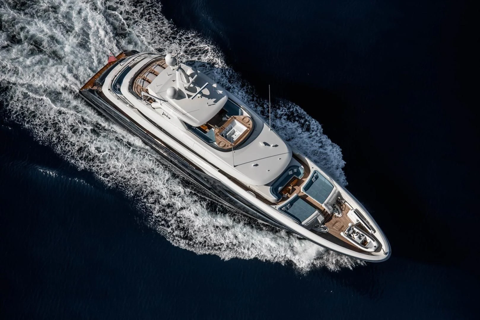 a boat on the water aboard VIATORIS Yacht for Sale