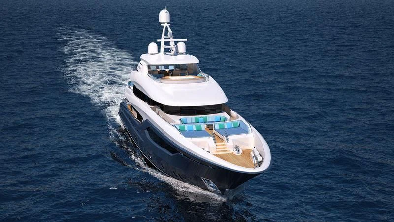 a boat on the water aboard VIATORIS Yacht for Sale