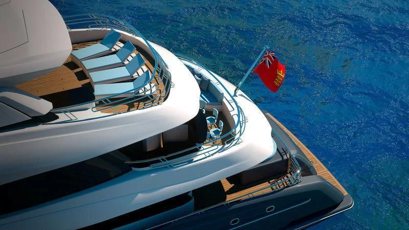 a boat on the water aboard VIATORIS Yacht for Sale