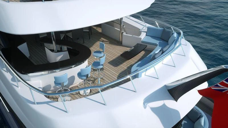 a boat on the water aboard VIATORIS Yacht for Sale