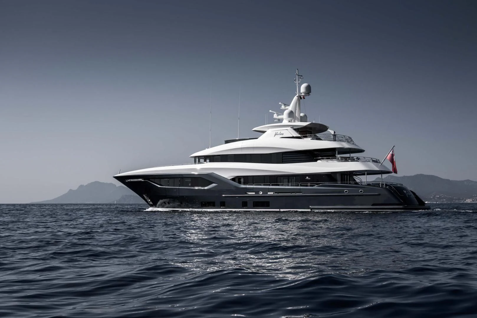 a boat in the water aboard VIATORIS Yacht for Sale