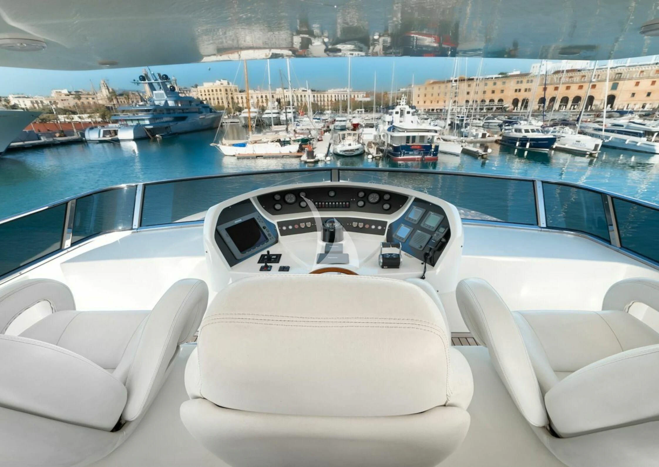 a yacht in the water aboard GRACE Yacht for Sale
