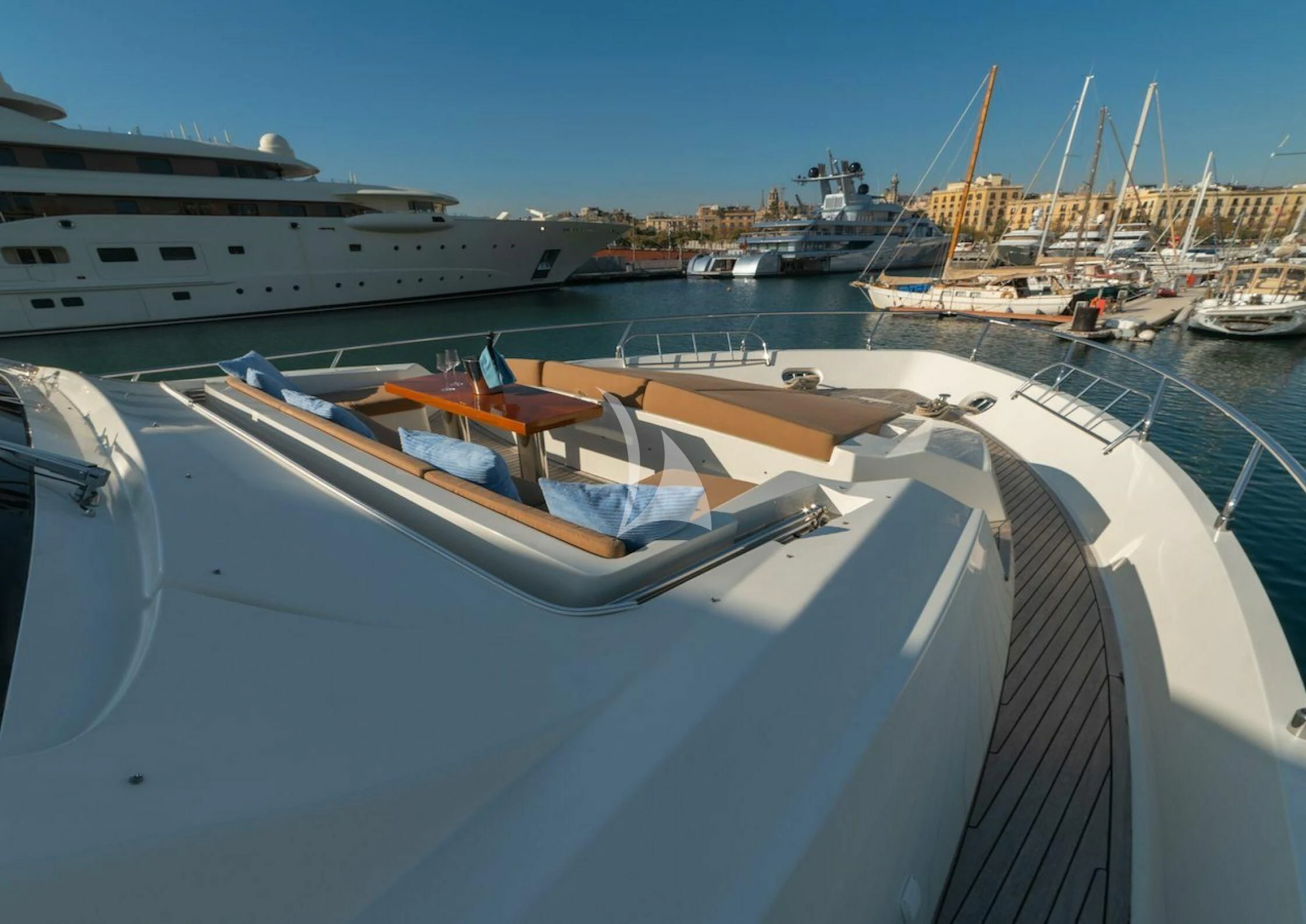 a boat in the water aboard GRACE Yacht for Sale