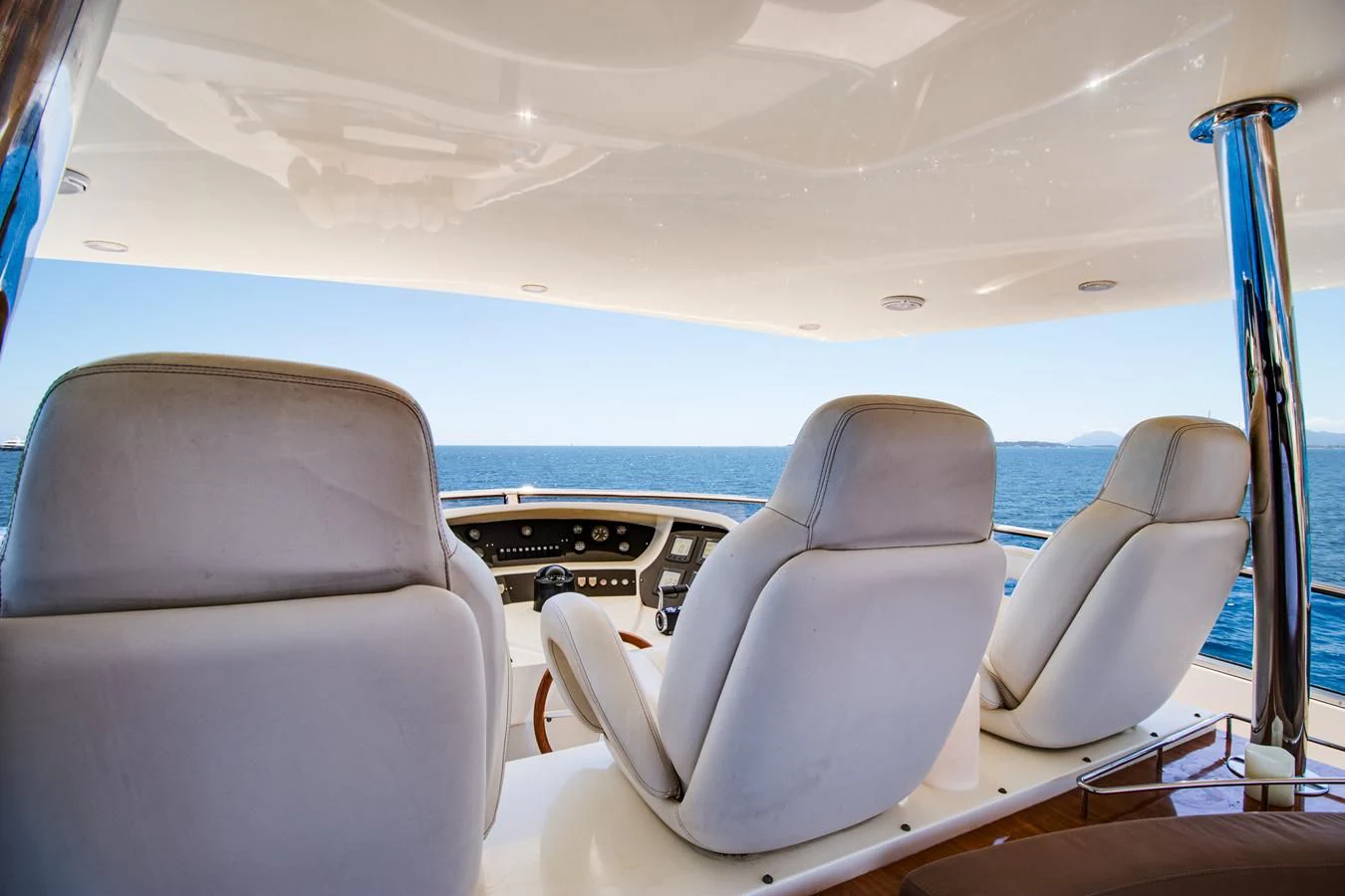 the inside of a boat aboard GRACE Yacht for Sale
