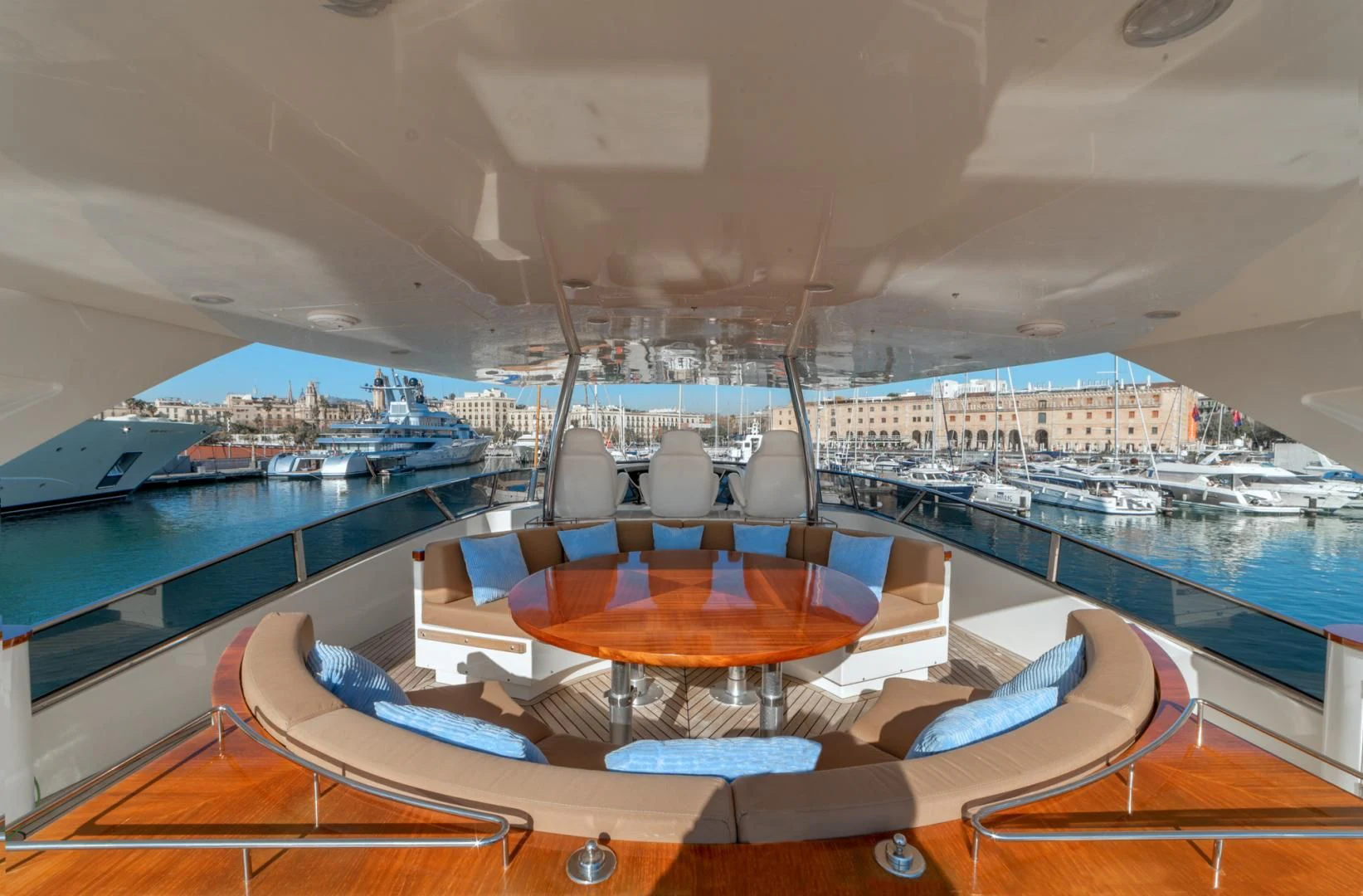a boat on the water aboard GRACE Yacht for Sale