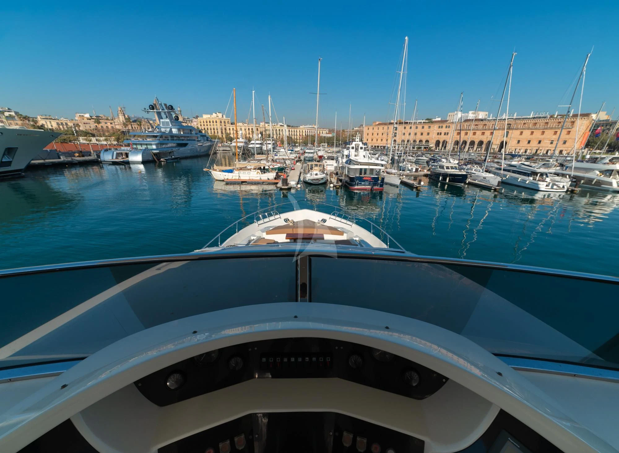 a boat in the water aboard GRACE Yacht for Sale