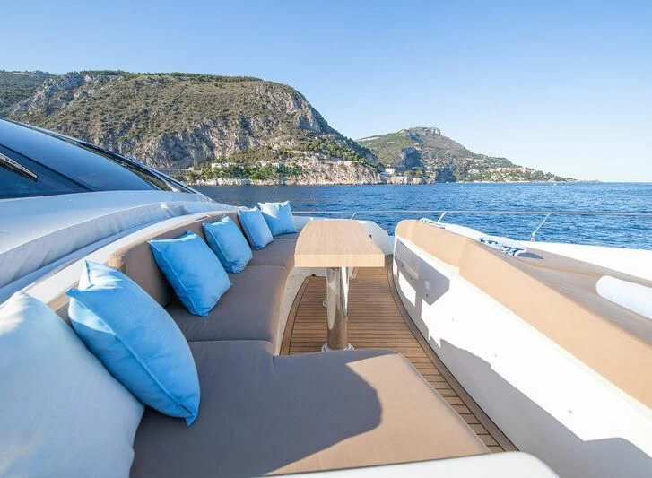 a boat on the water aboard GRACE Yacht for Sale