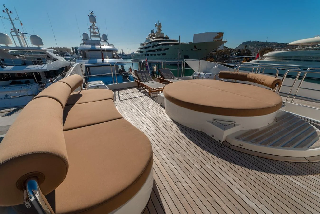 a boat on the water aboard GRACE Yacht for Sale