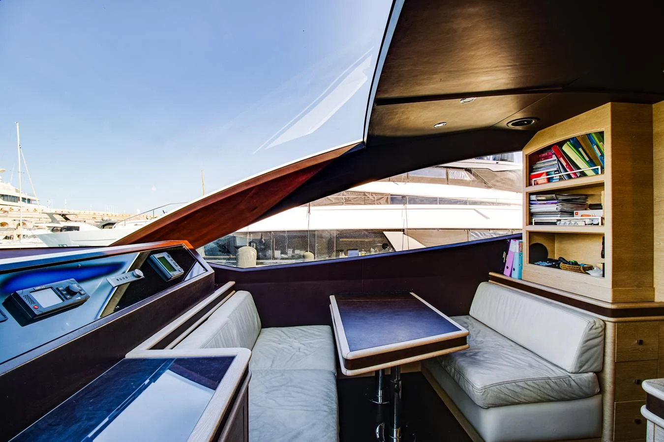a boat on the water aboard GRACE Yacht for Sale