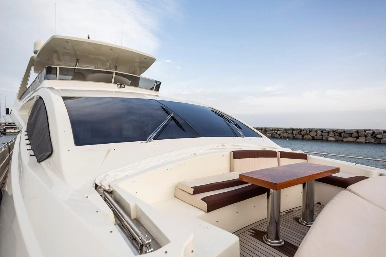 a boat on the water aboard GRACE Yacht for Sale