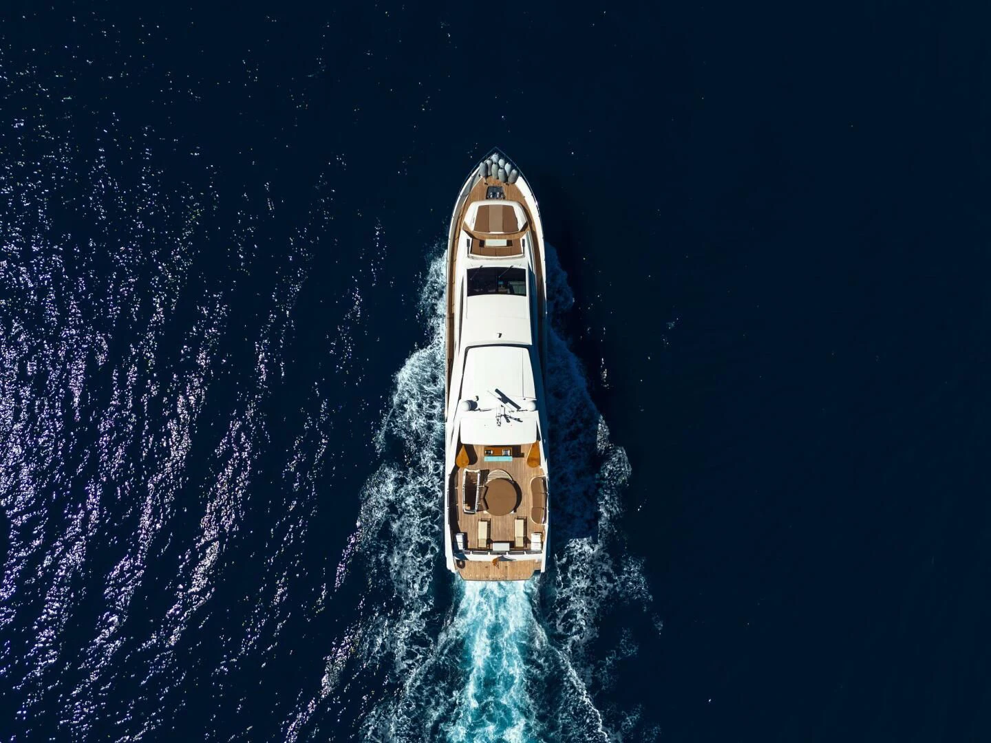 a boat in the water aboard GRACE Yacht for Sale