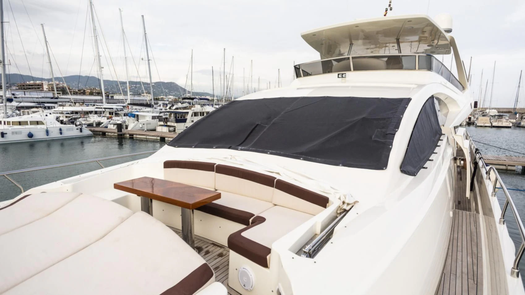 a boat in the water aboard GRACE Yacht for Sale
