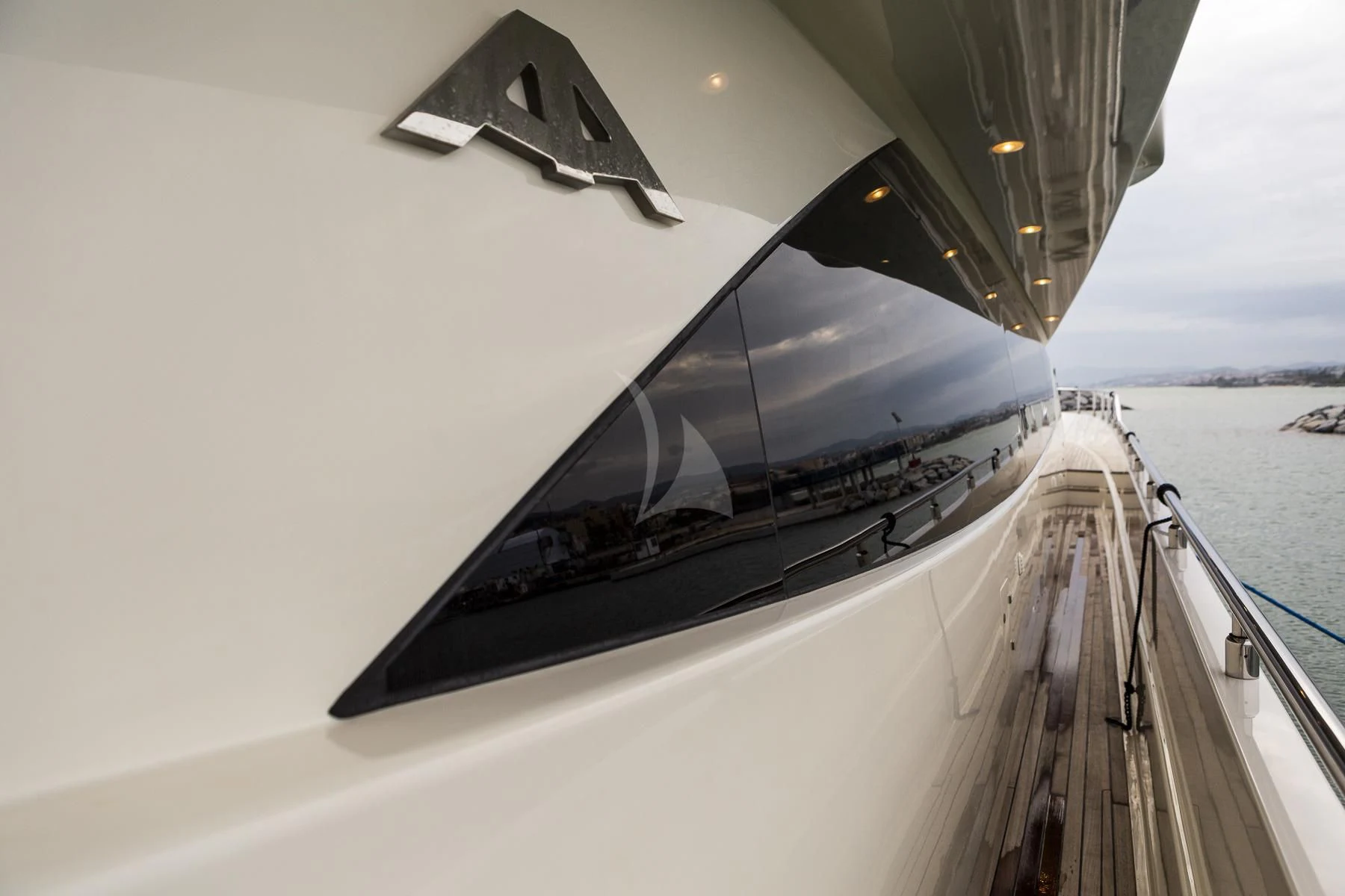 a boat on the water aboard GRACE Yacht for Sale