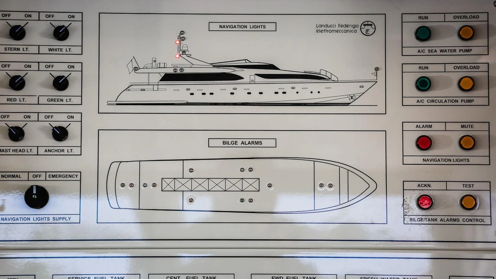diagram, schematic aboard HUNTER Yacht for Sale