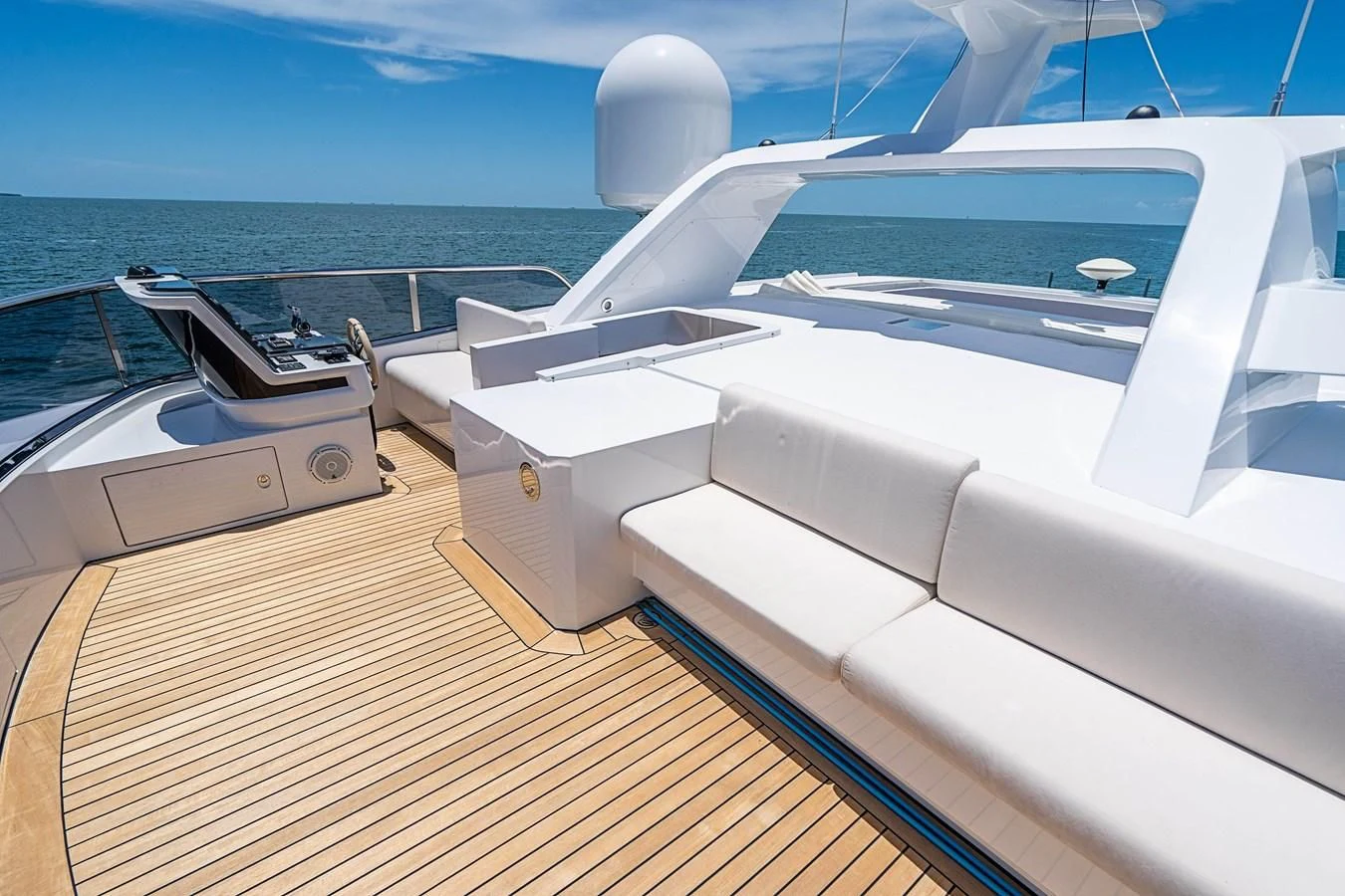 a boat on the water aboard BELLA VITA Yacht for Charter