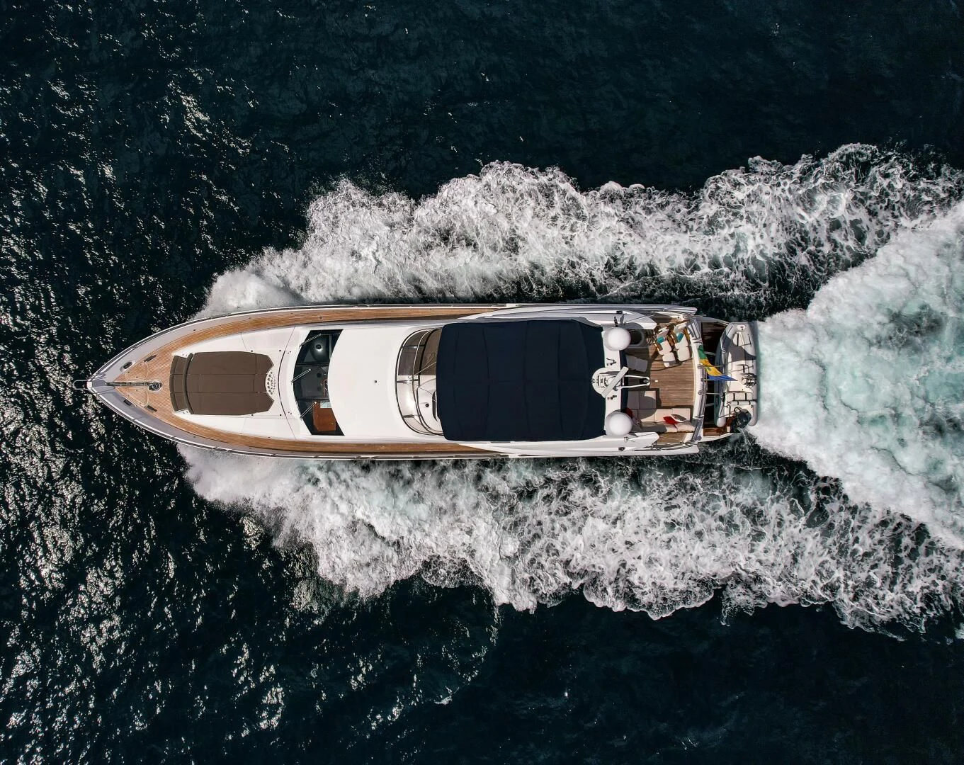 a ship in the water aboard EL TIO Yacht for Sale