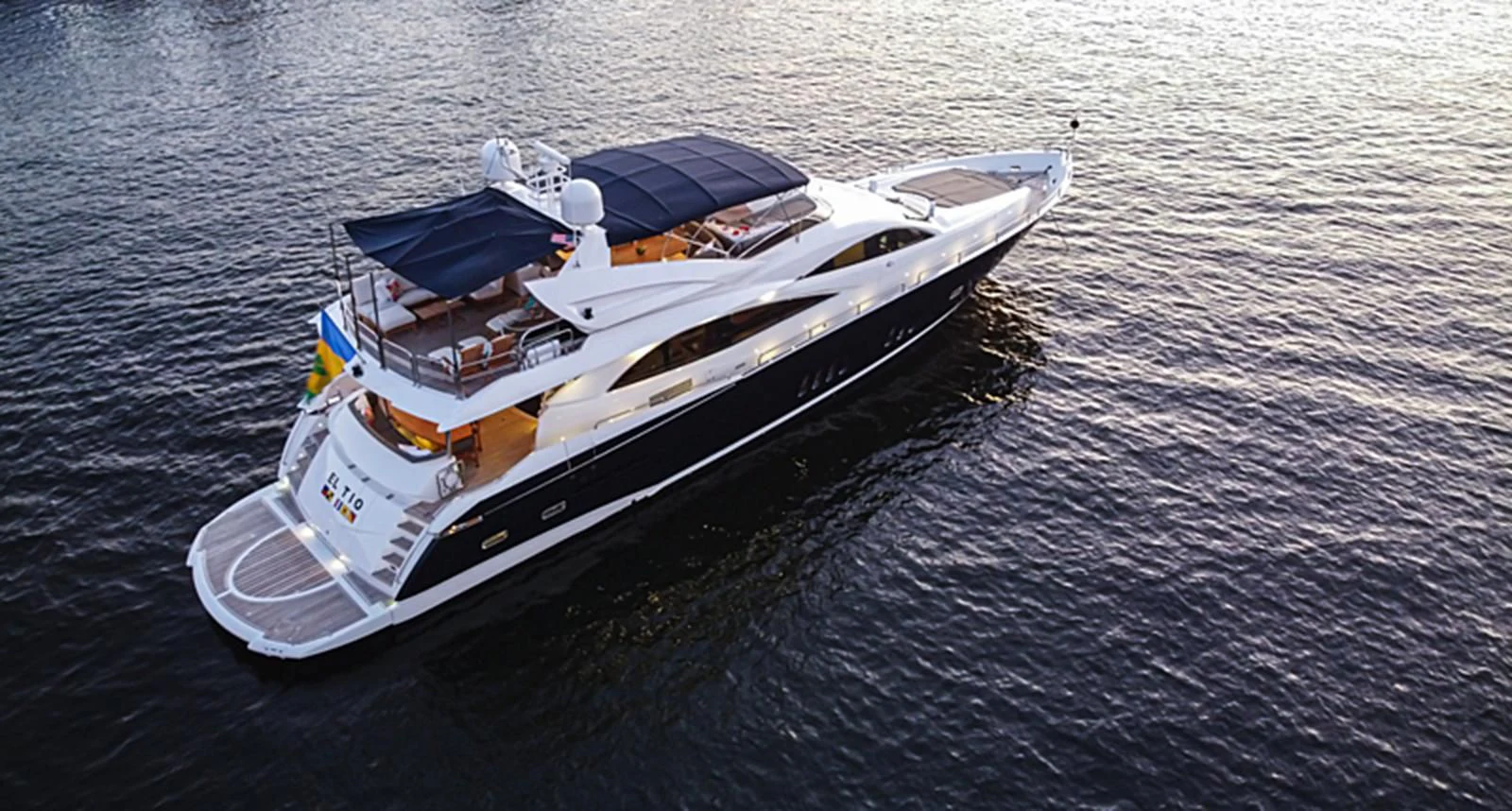 a boat on the water aboard EL TIO Yacht for Sale