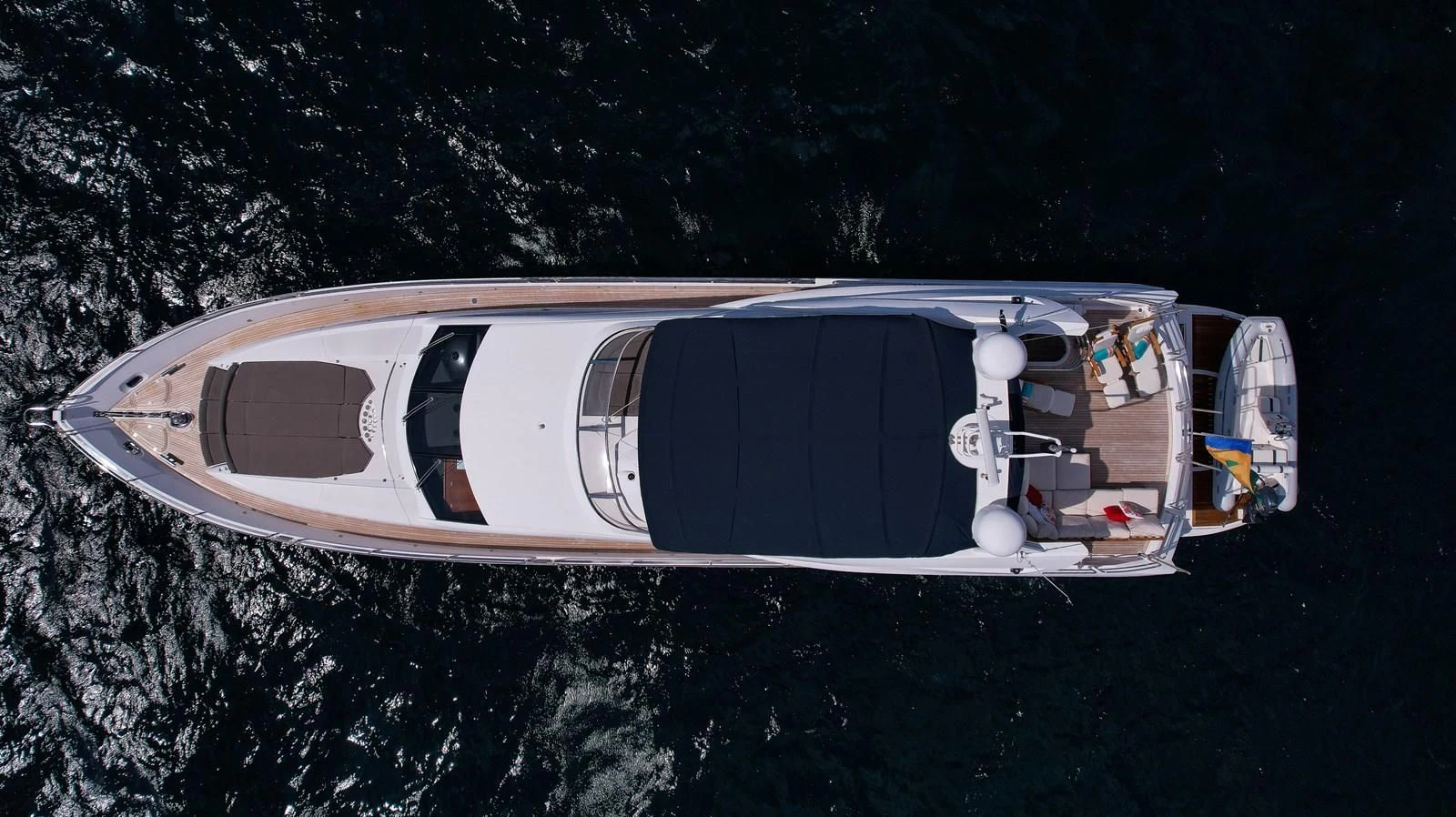 a space ship in space aboard EL TIO Yacht for Sale