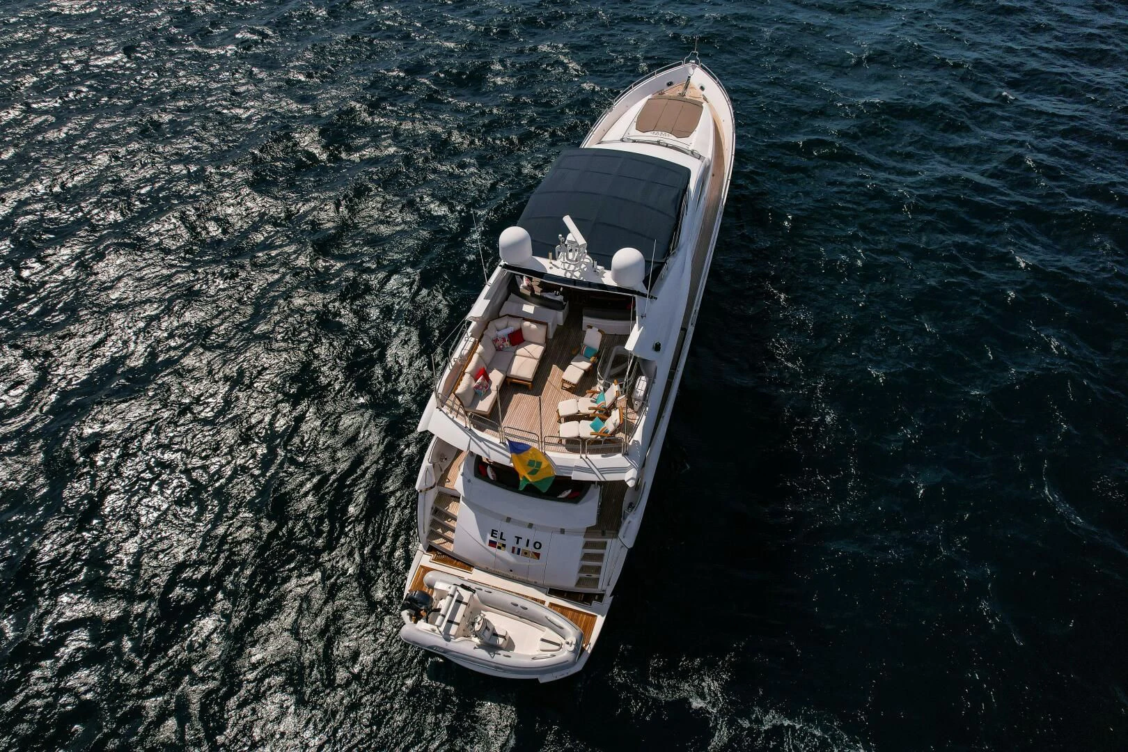 a boat in the water aboard EL TIO Yacht for Sale