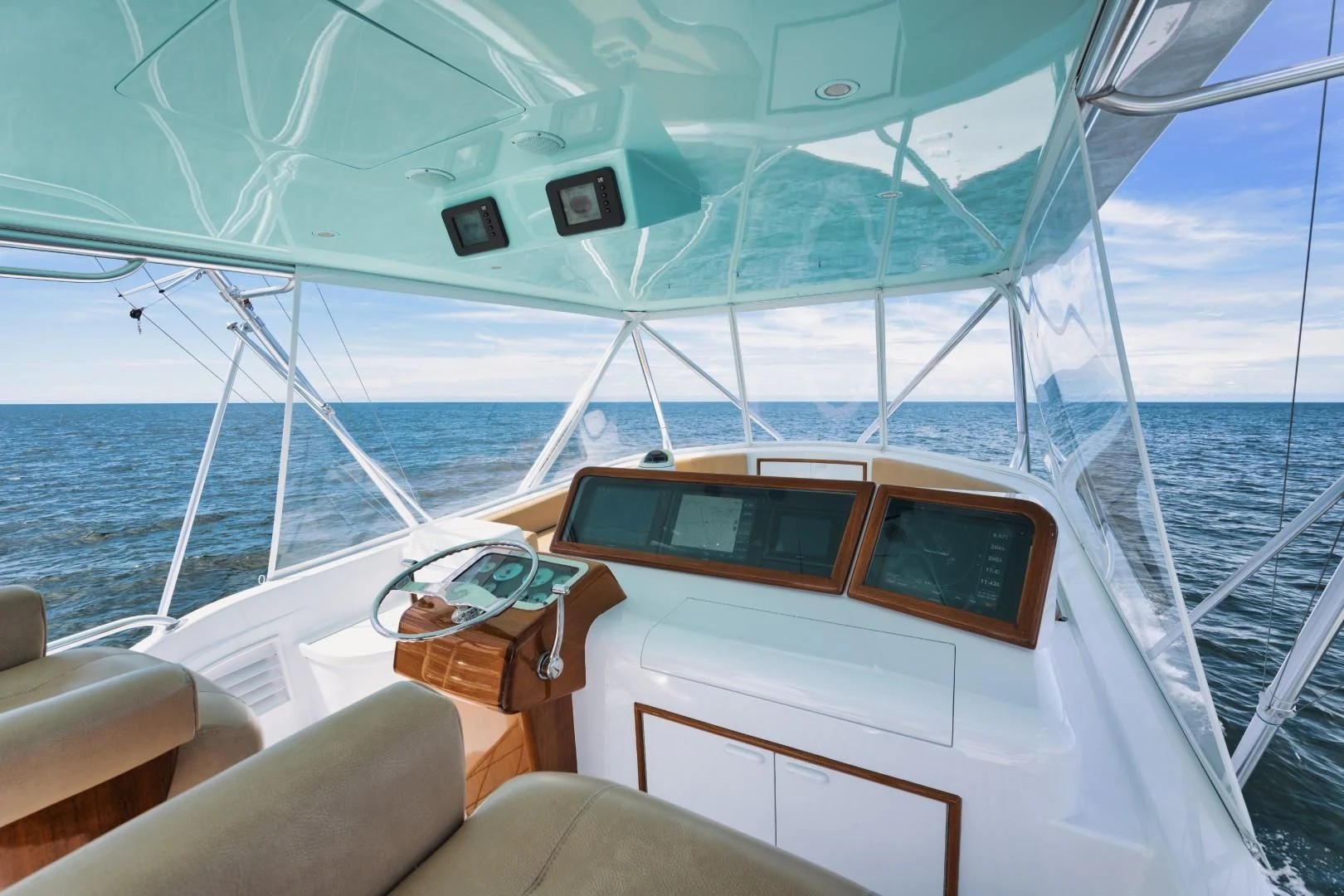 a boat on the water aboard PAST TIME Yacht for Sale